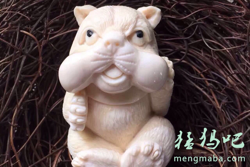 猛犸玩件，青蓝猛犸吧